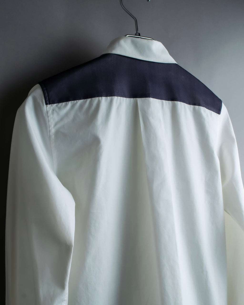 "CELINE" Combination color dress shirt