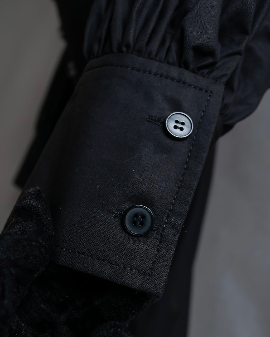 "KIMHĒKIM" Bondage corset belt design shirt dress