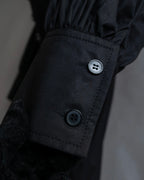 "KIMHĒKIM" Bondage corset belt design shirt dress