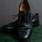 "Church’s" Silver stud design wingtip derby shoes