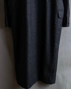 "GUCCI" 70's velvet collar design long coat