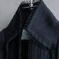 "YVES SAINT LAURENT" 2002 AW Scarf docking tulle design silk double zipper blouse