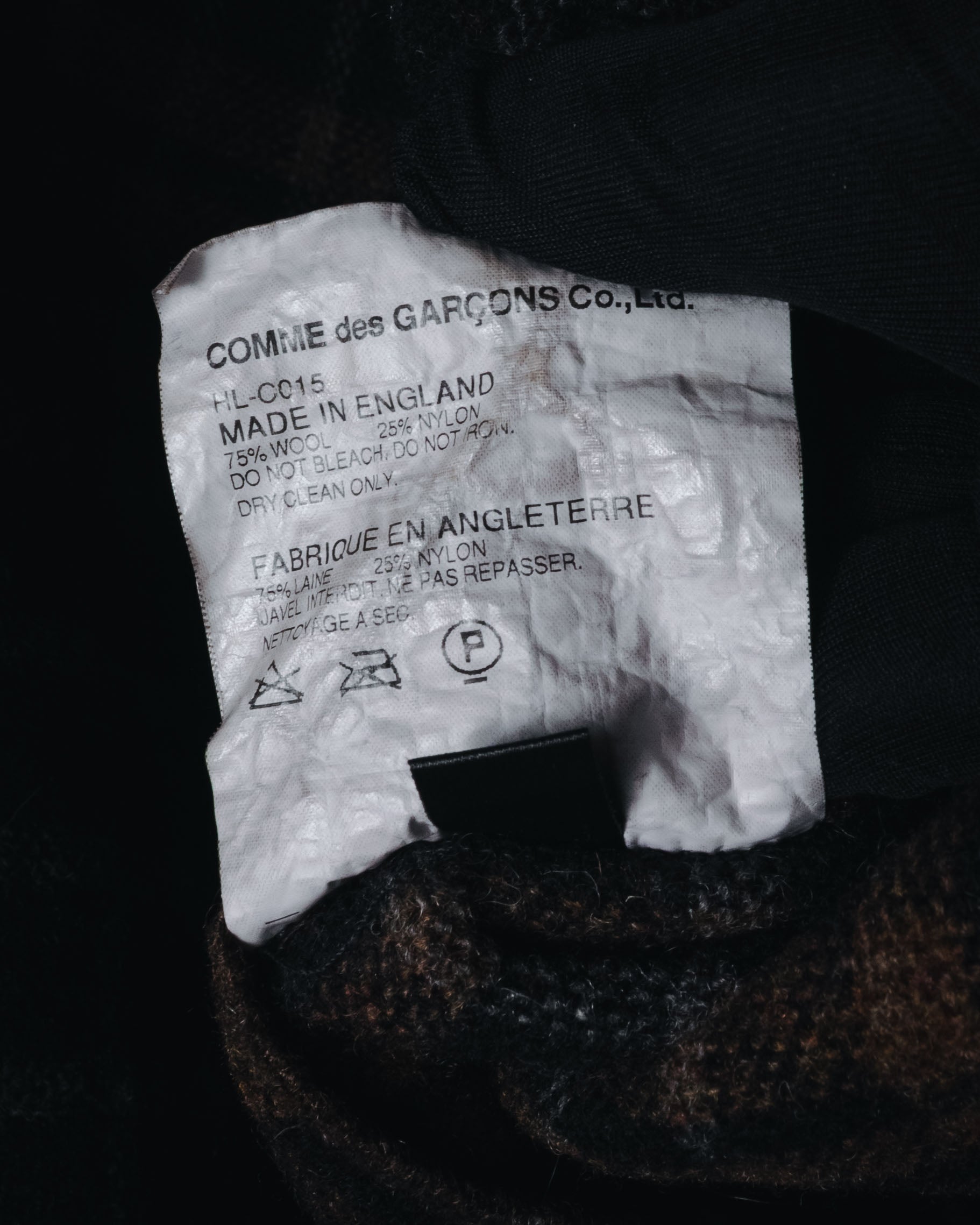 "COMME des GARCONS HOMME"
13AW Wool duffle coat with hood and toggle closures