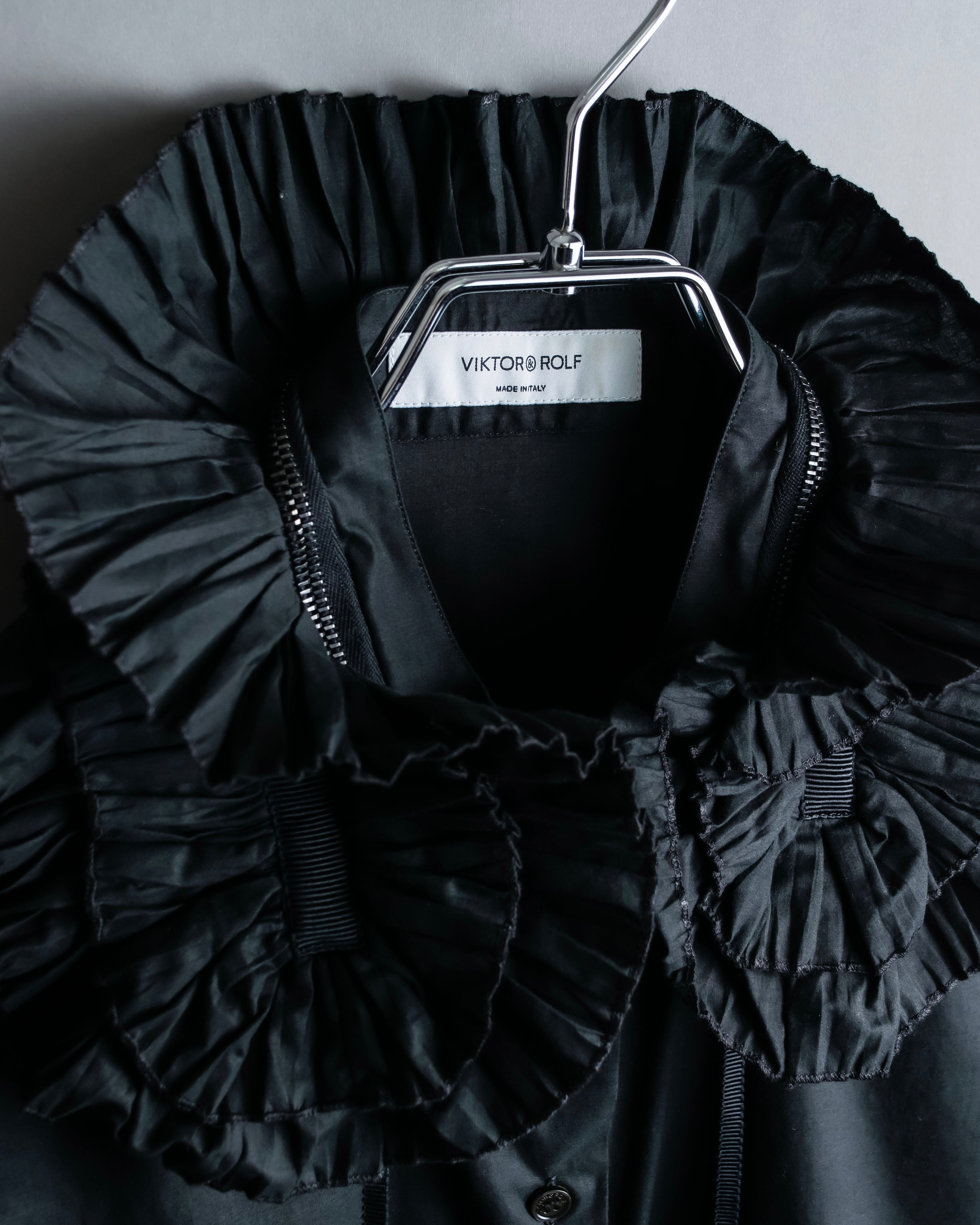 "VIKTOR&ROLF" Special oversized frill dress shirt