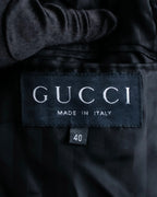 "GUCCI" Compact pattern bouclé wool jacket