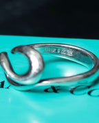 "Tiffany&Co" Elsa Peretti open wave ring