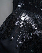 "LANVIN" Different sequin designs sleeveless pullover