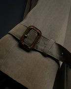 -SPECIAL- "Burberrys" 90's Collar switching two-tone trench coat