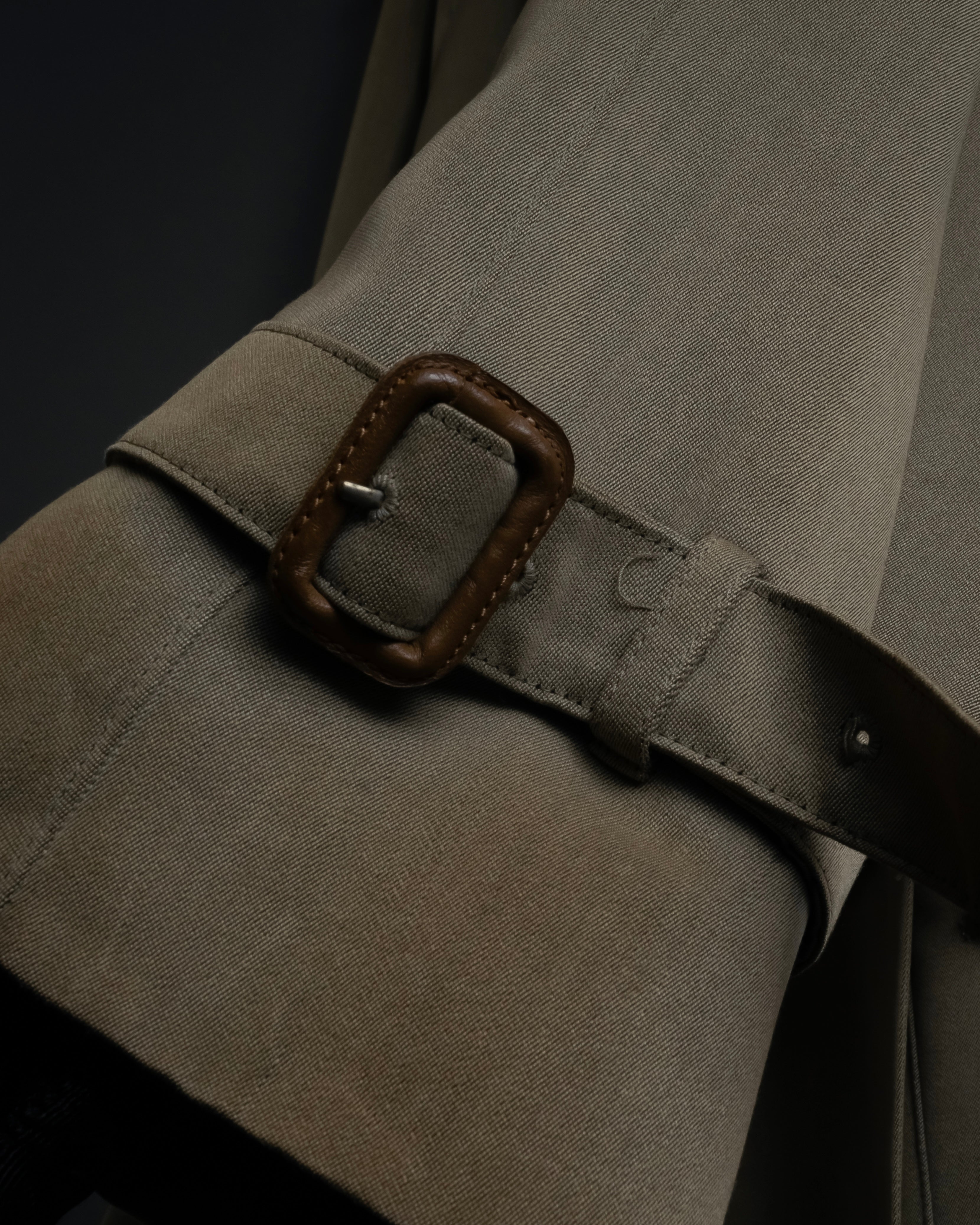 -SPECIAL- "Burberrys" 90's Collar switching two-tone trench coat