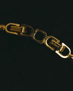 "Christian Dior" 80's-90's Gold tone rhinestone necklace