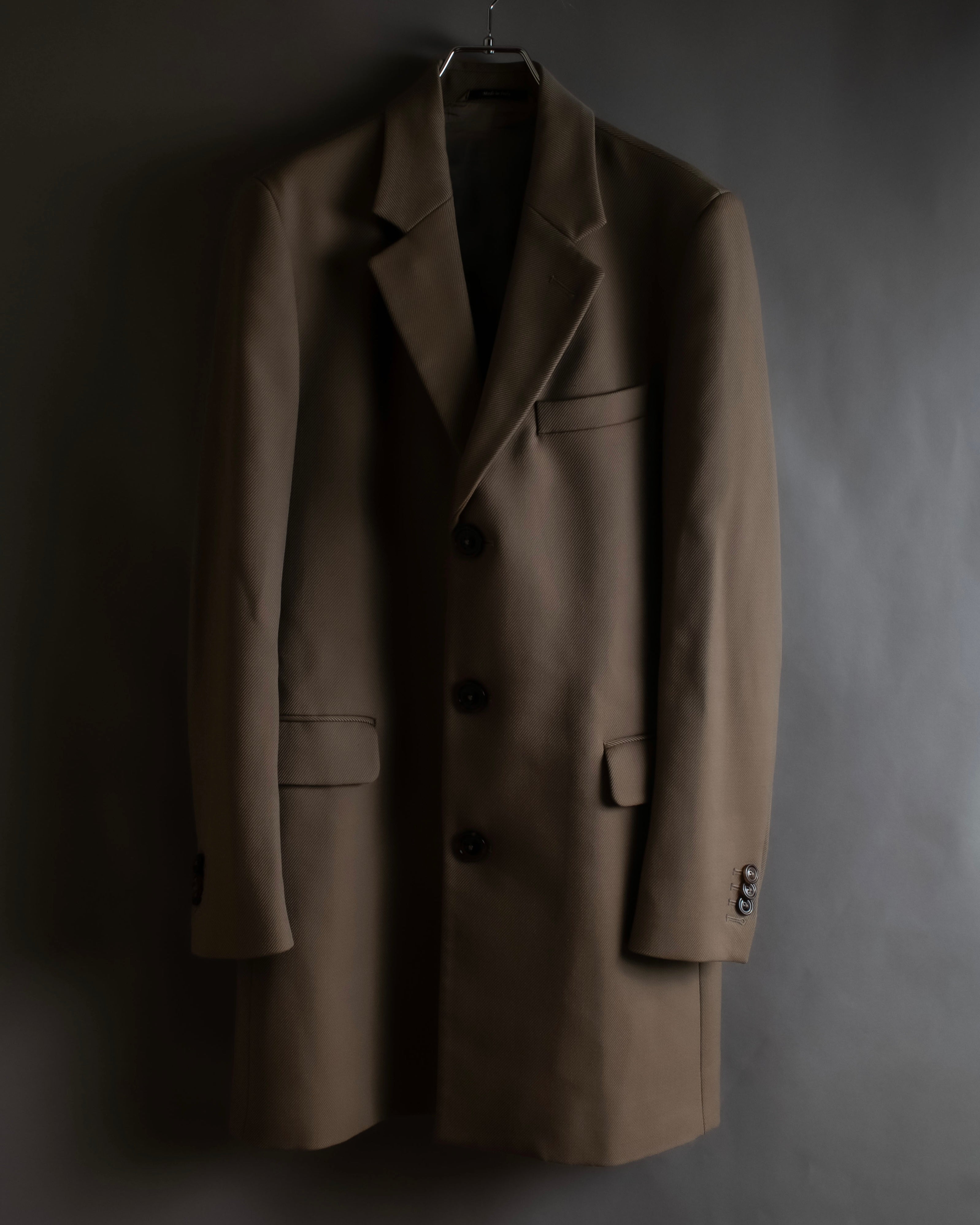 "MAISON MARGIELA" 13AW structured mid-length tailored coat