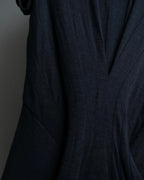 “JUNYA WATANABE” narrow waist  lame designed hem long dress