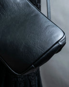 "GIANNI CHIARINI" High quality leather 2way shoulder bag