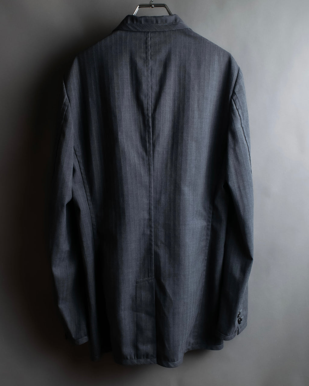 "COMME des GARCONS HOMME PLUS" 14SS modified lapel design striped jacket