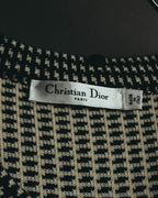 "Christian Dior" 00's Textured wool knit coat
