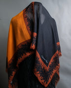 "Christian Dior" Botanical print large stole