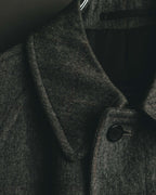 “Burberrys” 80’s Bedford wool balmacaan coat