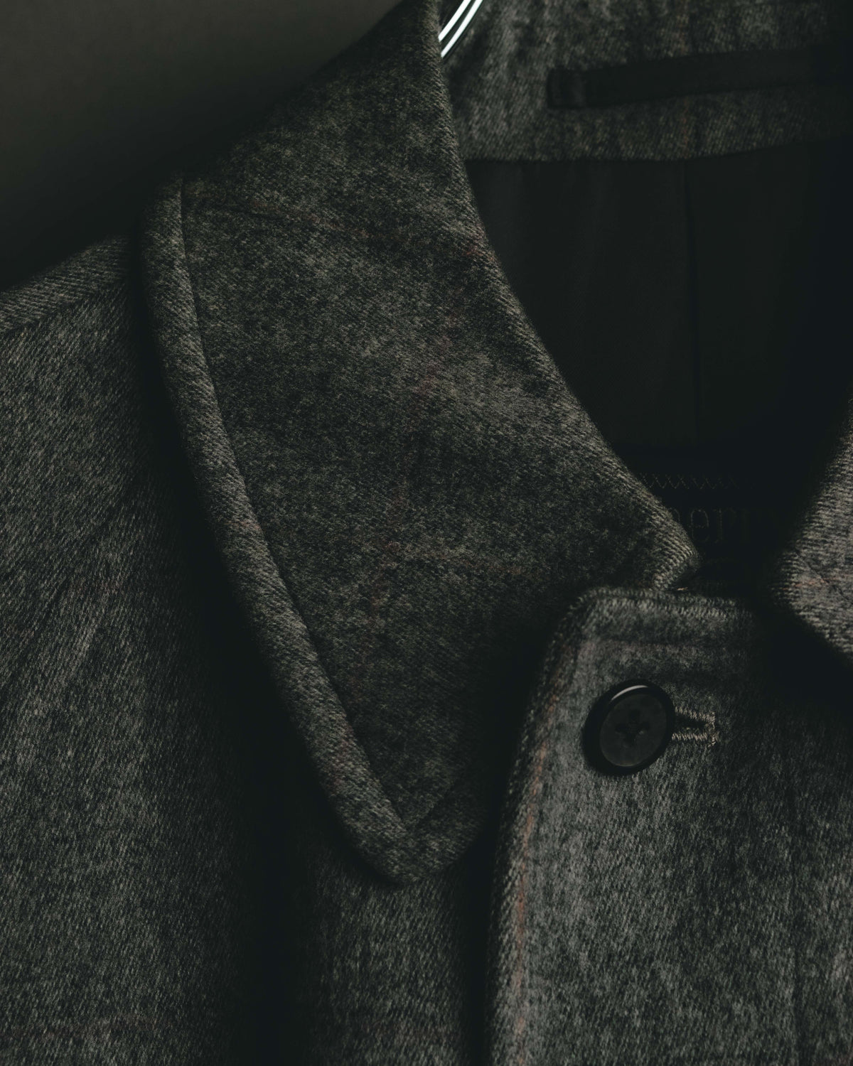 “Burberrys” 80’s Bedford wool balmacaan coat
