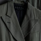 “GUCCI”  Beautiful silhouette 8B double breasted tailored jacket setup