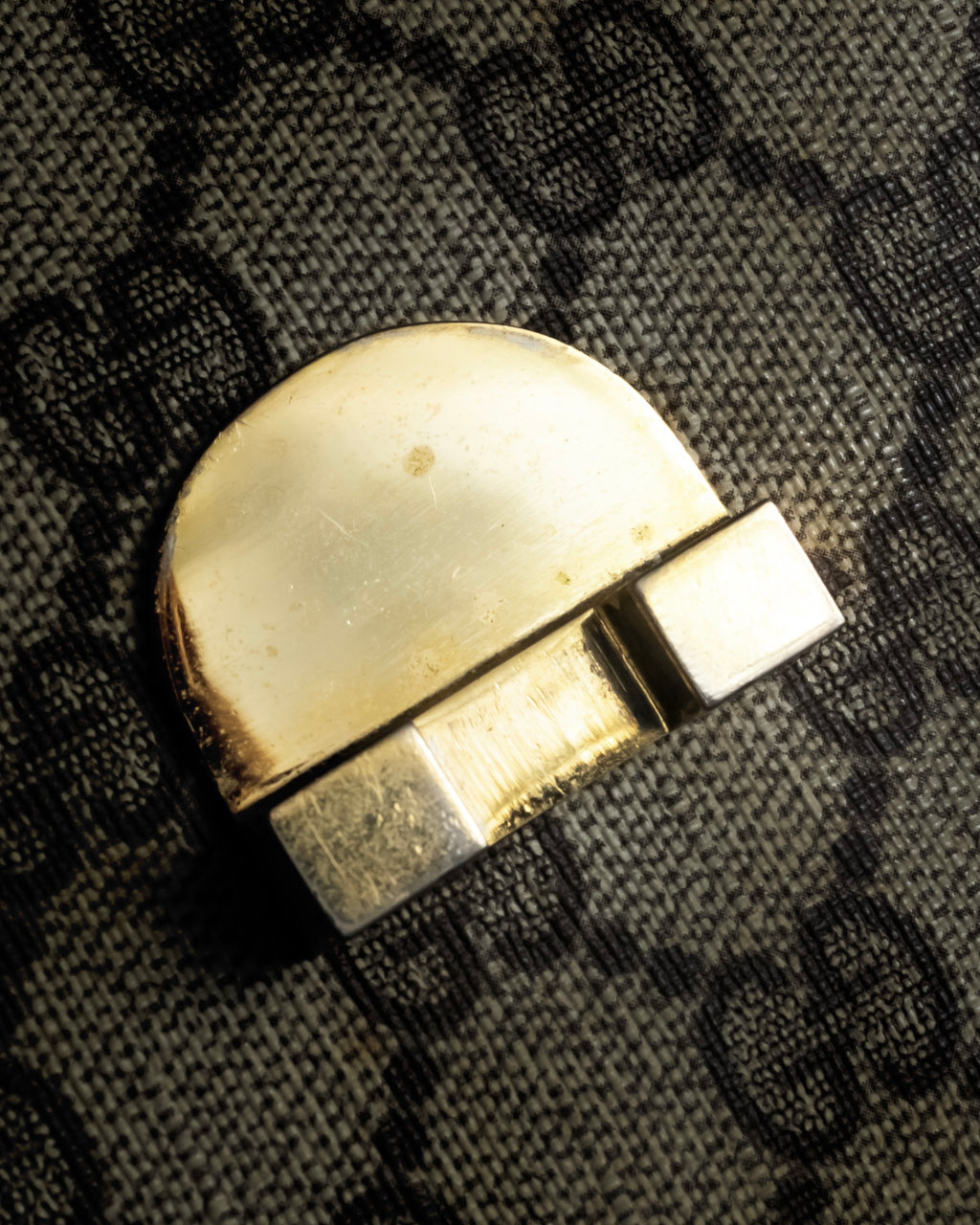 "GUCCI" 1970-80's Clasp design GG logo pattern shoulder bag