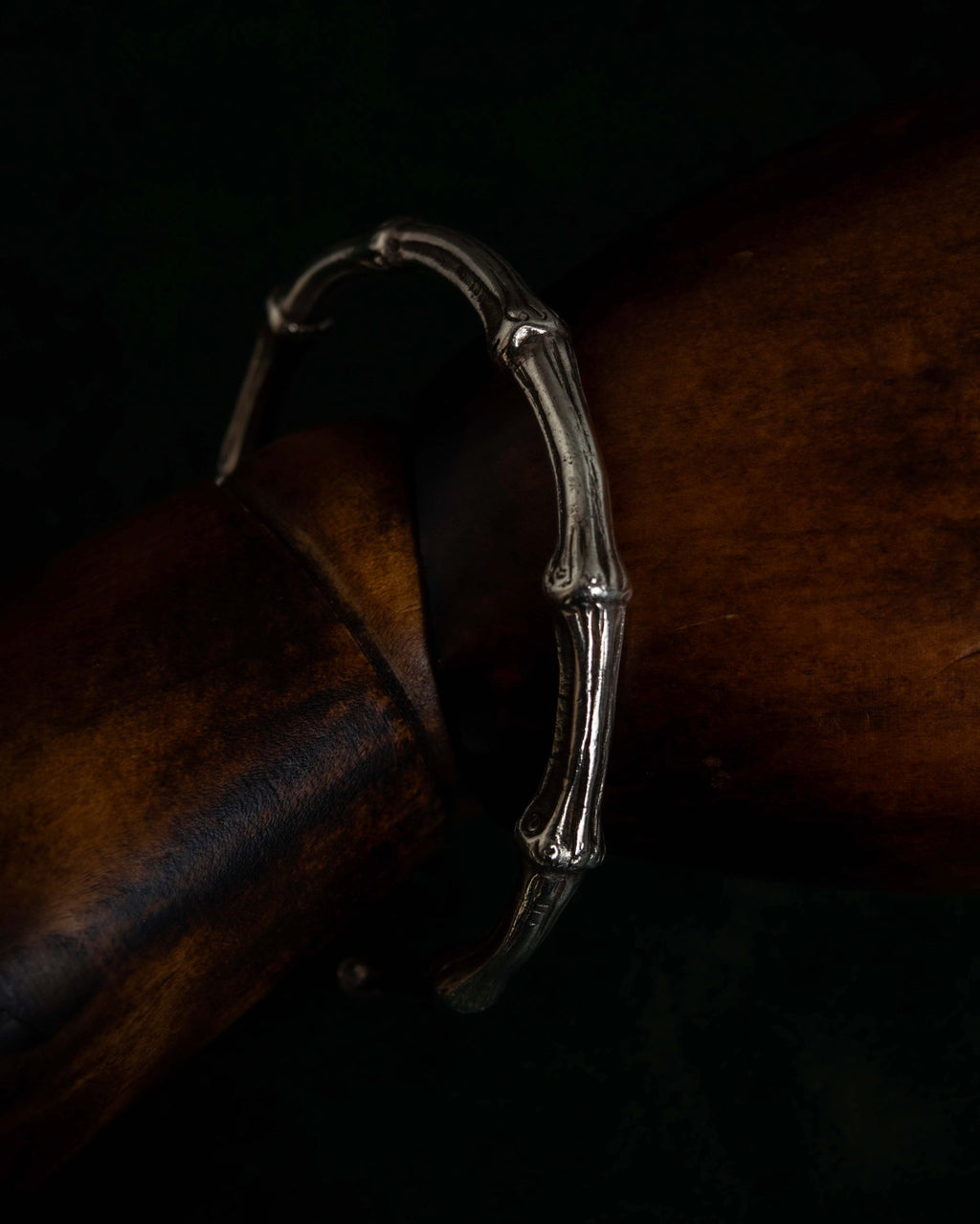 "Tiffany&Co" Bamboo motif design silver 925 bangle