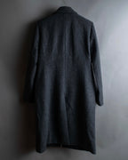 "JEAN PAUL GAULTIER" Pin motif design heather grey color chester coat