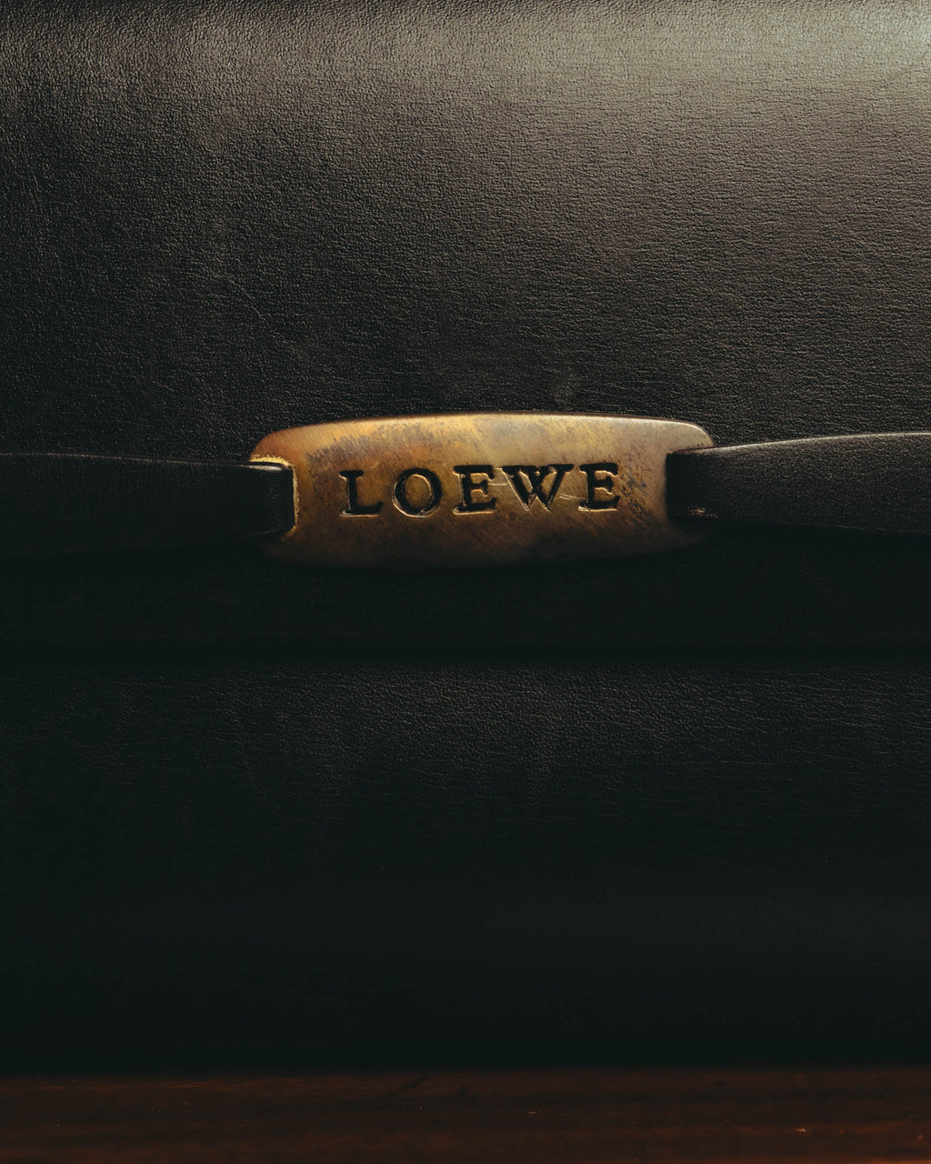 "LOEWE" Classic smooth leather top handle bag