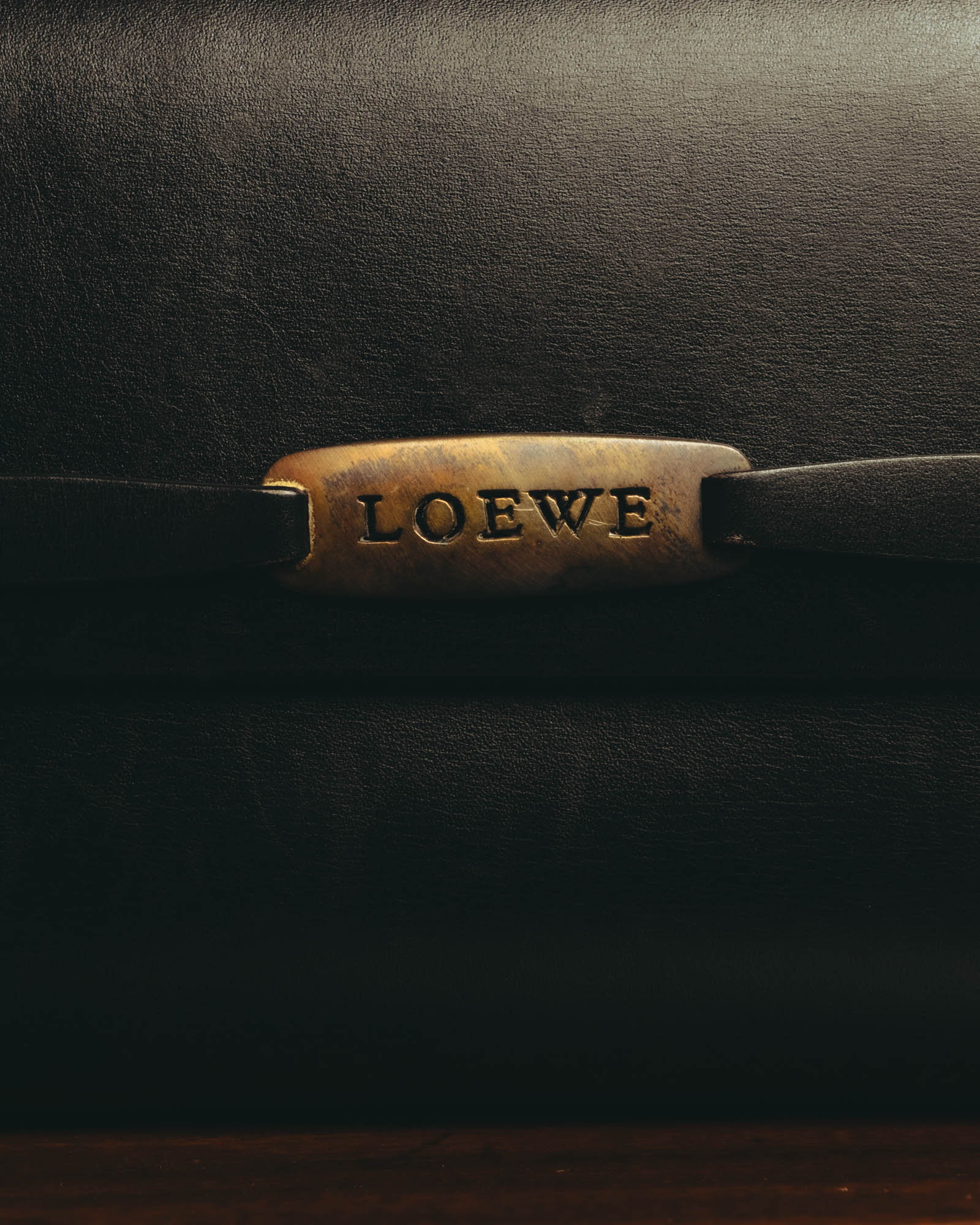 "LOEWE" Classic smooth leather top handle bag