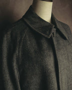 “Burberrys” 80’s Bedford wool balmacaan coat