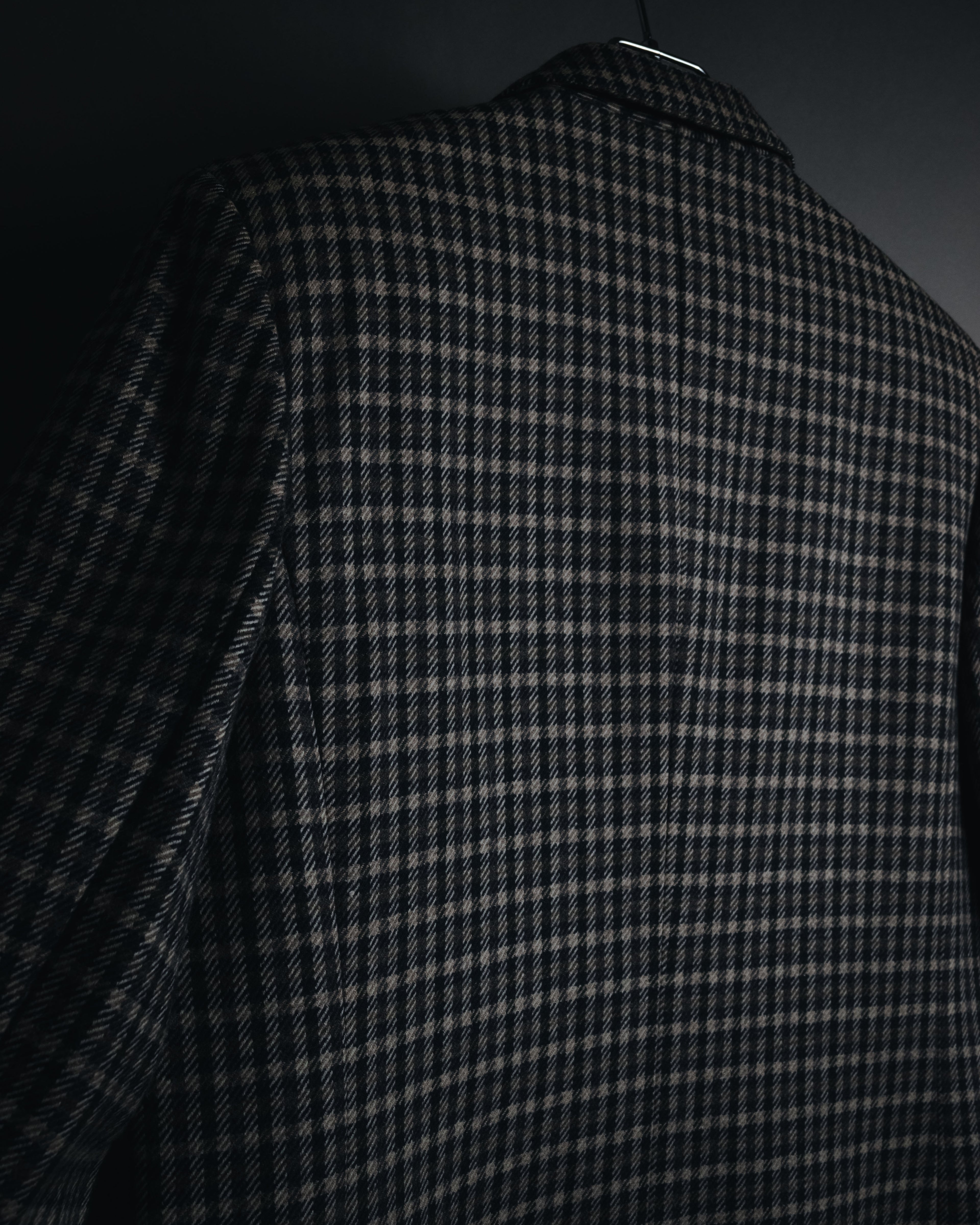 "Christian Dior SPORTS" 80’s-90’s british check tweed jacket