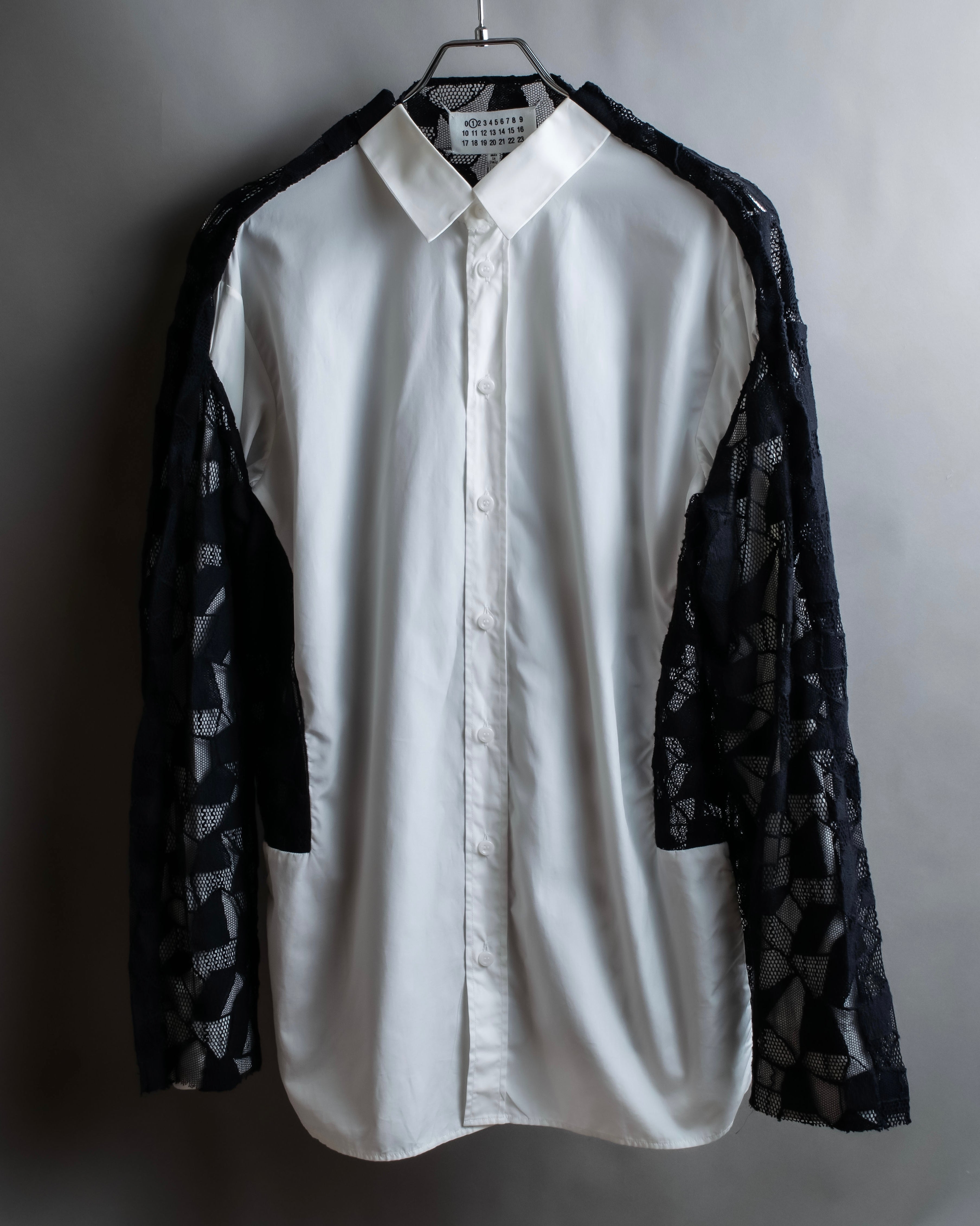 “Maison Margiela 20SS” Back lace attached design shirt
