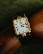 -SPECIAL- "Christian Dior" 90's Classic square quartz watch with Roman dial