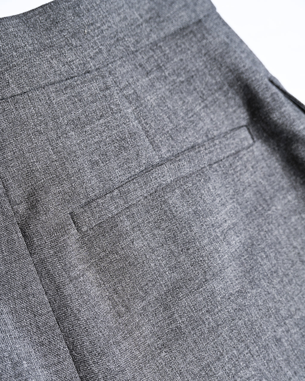 LOEWE by Jonathan Anderson/ High Waisted Beautiful Straight Silhouette Trousers Gray