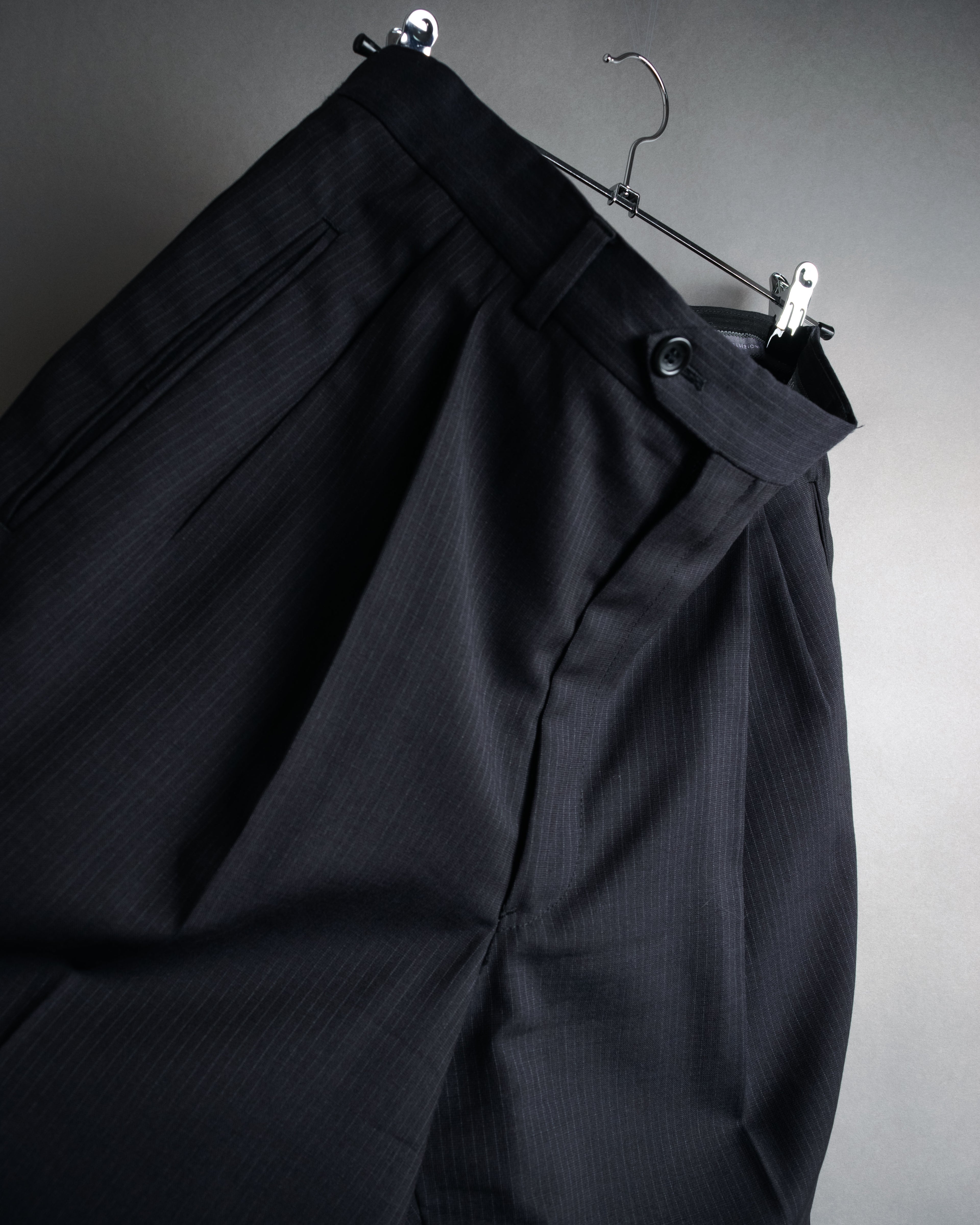 “ARMANI COLLEZIONI” 00’s Pinstriped three button suit set