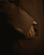 –SPECIAL– "LOEWE" 90’s cashgora blend tailored overcoat