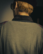 –SPECIAL– "Hermès" 90's-00's Plaid cashmere cardigan