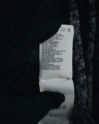 "Maison Martin Margiela" 2011AW deconstructed melange mohair wool cardigan