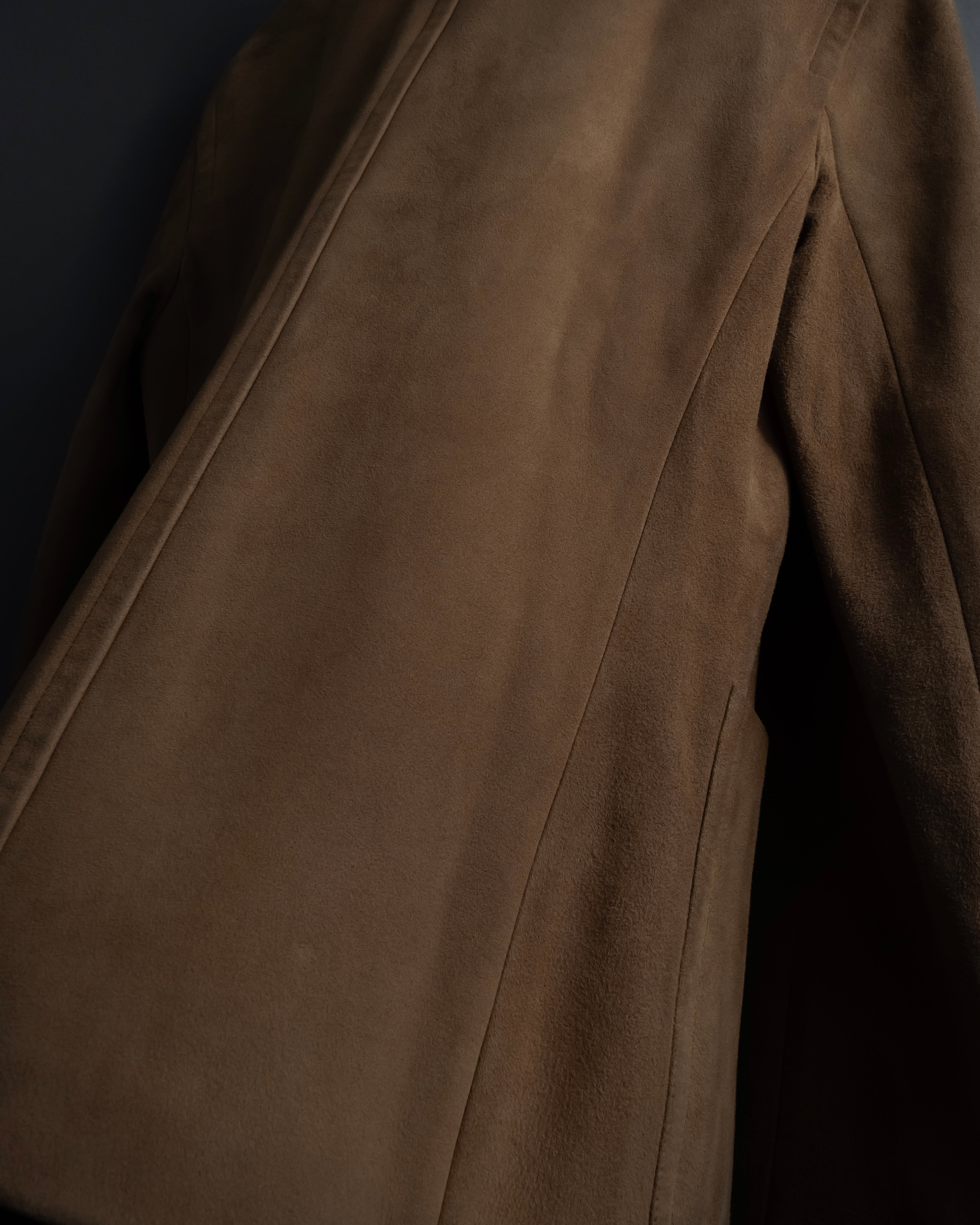 "CELINE" Relaxing design suede leather jacket