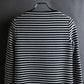 "T by Alexander Wang" Uniform striped ribbed knit pullover