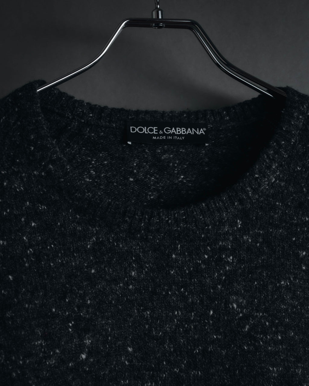 "DOLCE & GABBANA" 00’s-10’s Textured cashmere blend raglan knit