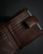 “GUCCI” 00’s GG denim script logo wallet