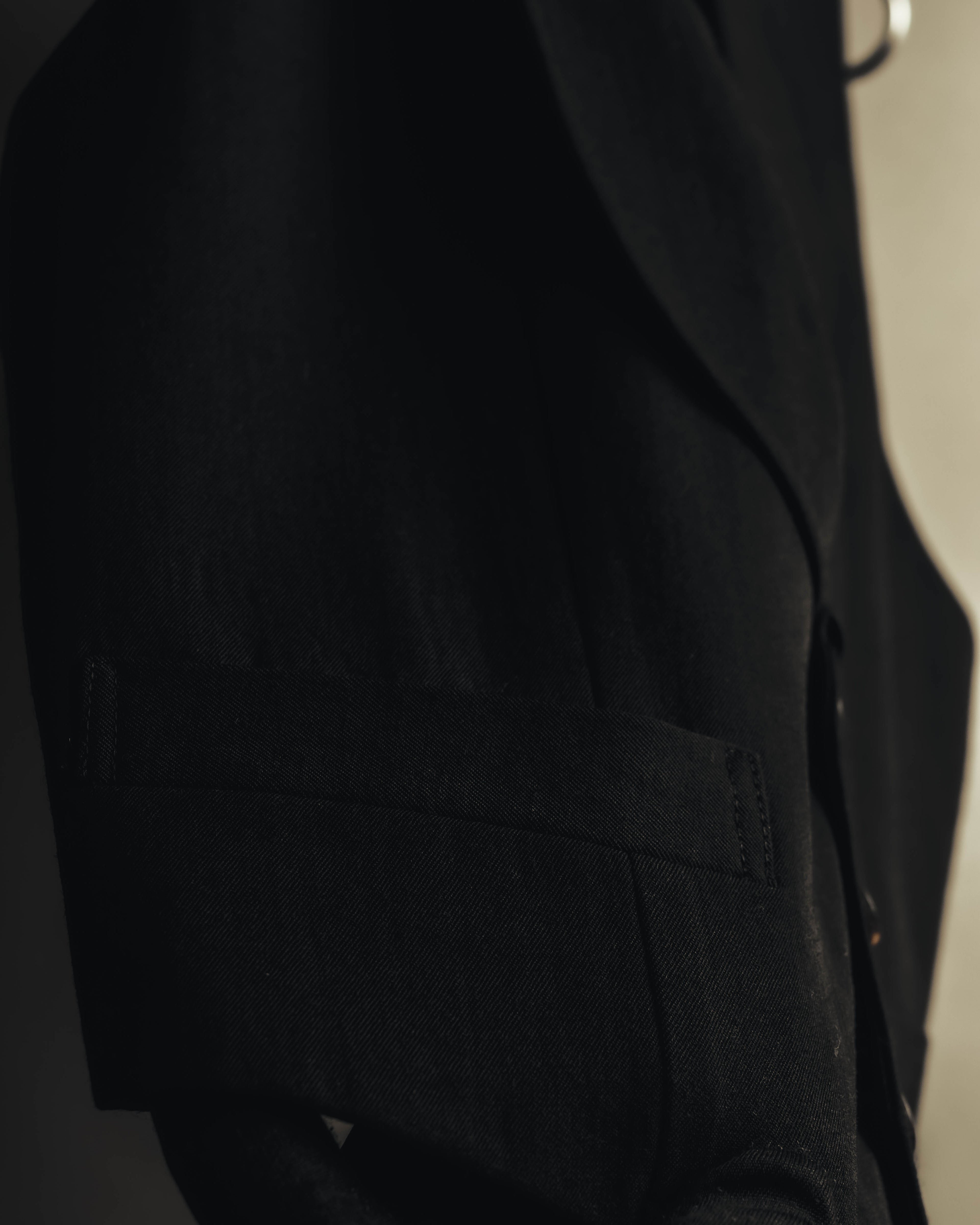 –SPECIAL– "tricot COMME des GARÇONS" 80's Tailored shawl-collar gilet