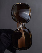 "Christian Dior" Tortoiseshell buckle detail sunglasses