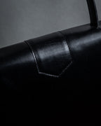 “CELINE” Early 80’s equestrian hardware top-handle bag