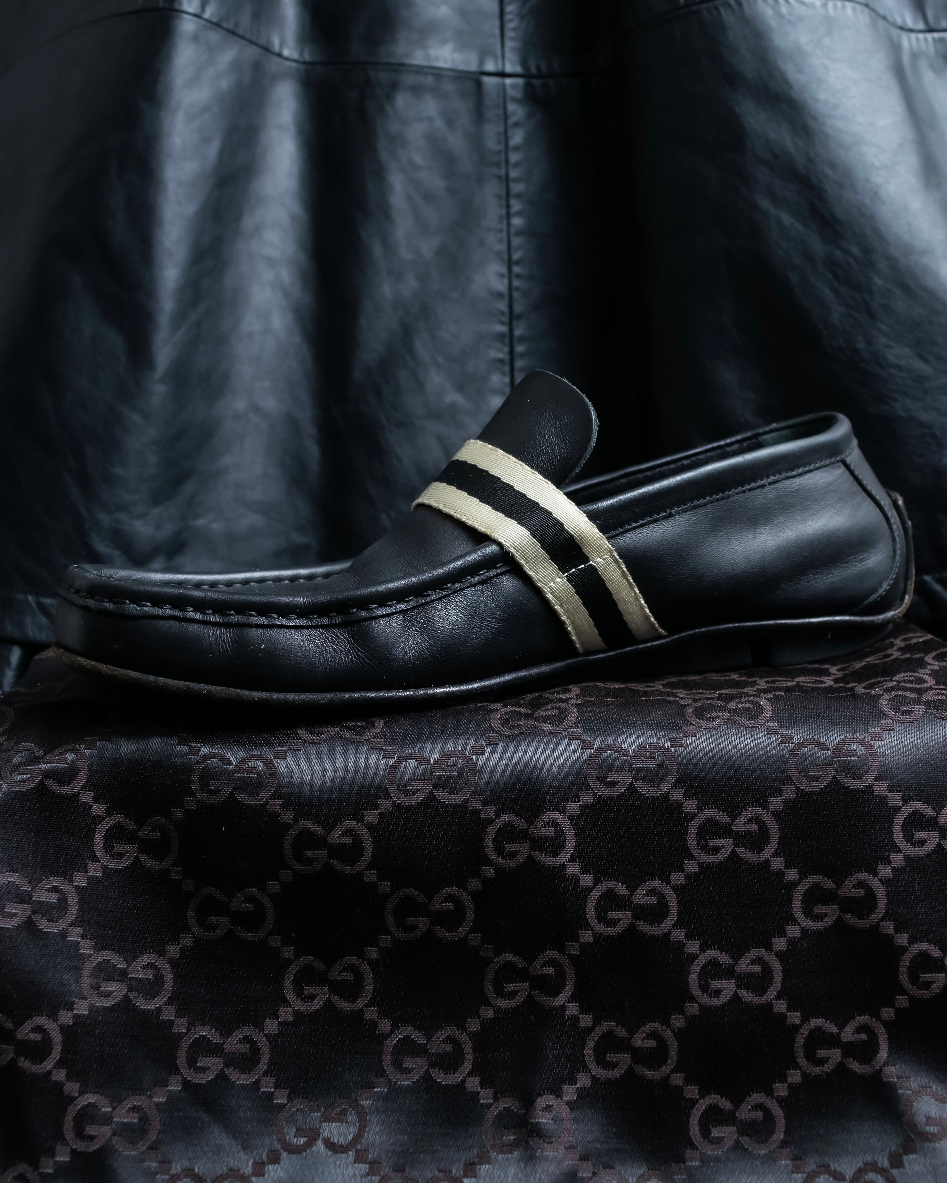 "GUCCI" Shelly line detail driving shoes