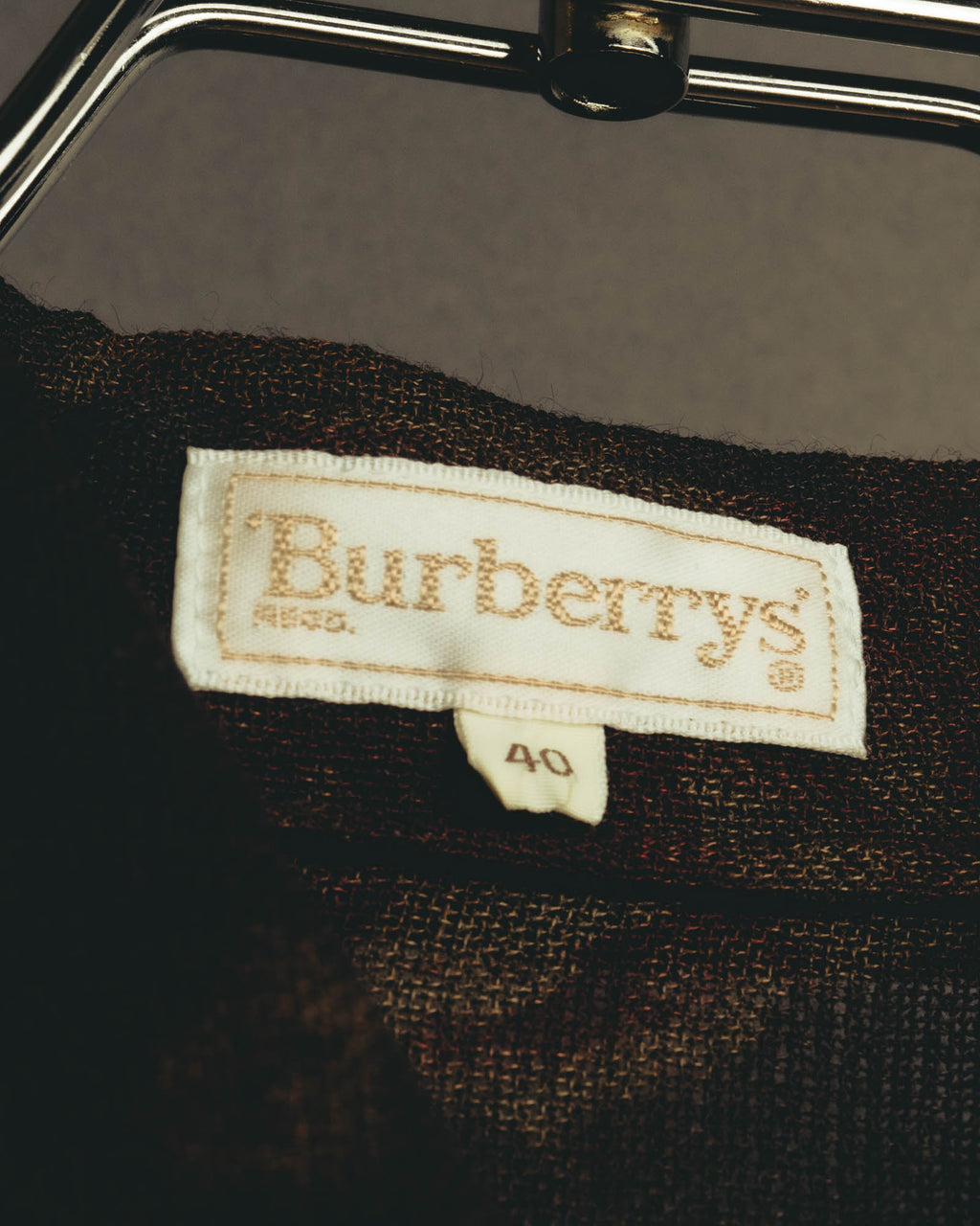 "Burberrys" 70's-90's floral button up shirt
