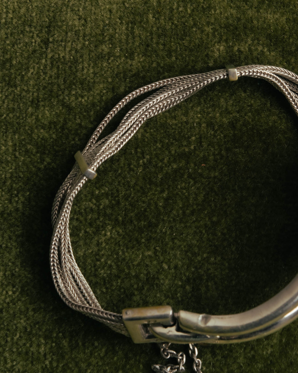 -SPECIAL- “HERMÈS” 70’s-90’s Étrier multi chain bracelet