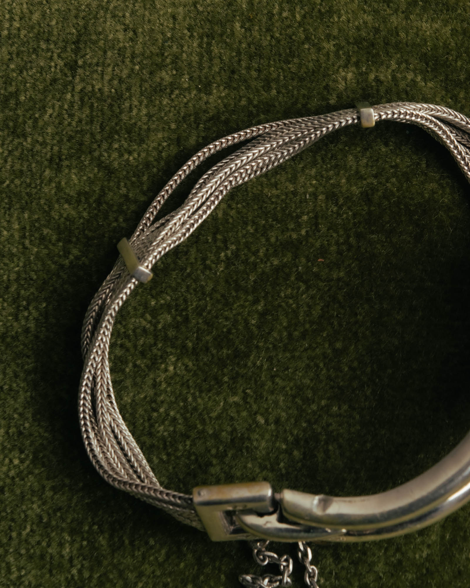 -SPECIAL- “HERMÈS” 70’s-90’s Étrier multi chain bracelet