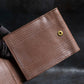 "BOTTEGA VENETA" Braided design leather bifold wallet