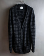 "CHANEL" Sample product hairy material light unevenness cardigan